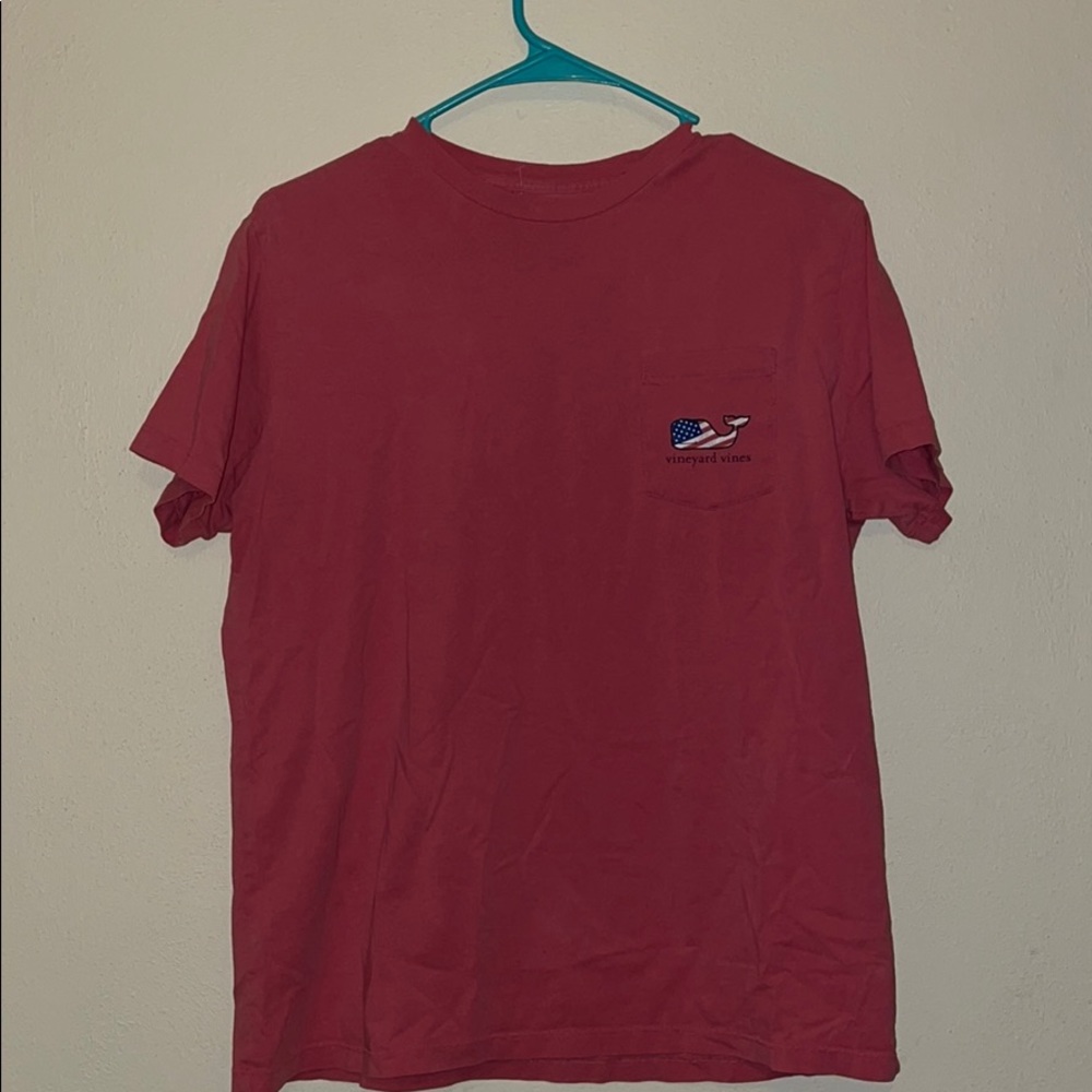 Vineyard vines American flag whale pocket tee xl - Picture 2 of 7